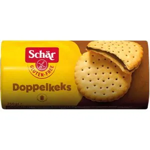 Schär Kekse Doppelkeks mit Kakaocreme, glutenfrei, 250 g