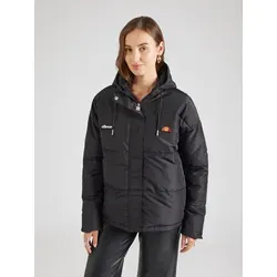ellesse Damen Pejo Padded Jacket - Stylische Funktionsjacke in Schwarz, S EU - Funktionale und modische gepolsterte Jacke für Damen mit italienischem Design, anpassbare Passform und praktische Seitentaschen.