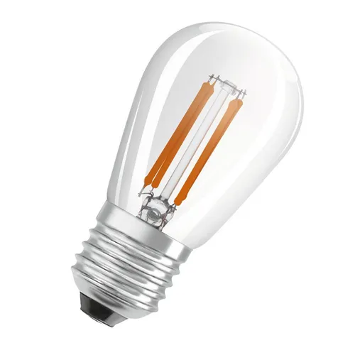Osram LED Filament Leuchtmittel Mini Edison ST45 4,8W = 33W E27 klar 360lm extra warmweiß 2200K DIMMBAR