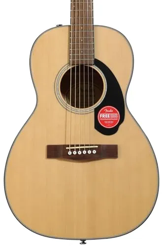Fender CP-60S Parlor Natural WN - Westerngitarre - Gitarren - Parlor-Westerngitarre mit massiver Fichten Decke und laminiertem Mahagoni für warmen Klang und hervorragende Spielbarkeit.