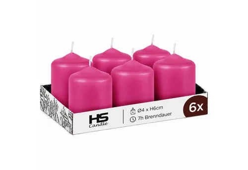Kerzen Pink von HS Candle