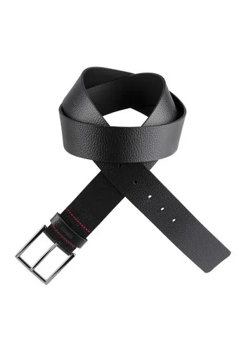 BOSS Giaspo-Gr_Sz40 Herren-Gürtel - Hochwertiger Herren-Gürtel aus 100% Rindsleder, perfekt für elegante Anlässe und den täglichen Gebrauch.