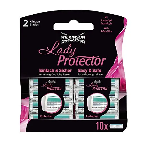Wilkinson Sword Lady Protector Rasierklingen für Damen Rasierer, 10 St