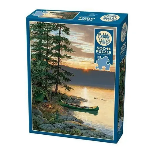 Herausgegeben von COBBLE HILL PUZZLES | Canoe Lake 500 Teile | Spiel | Deutsch