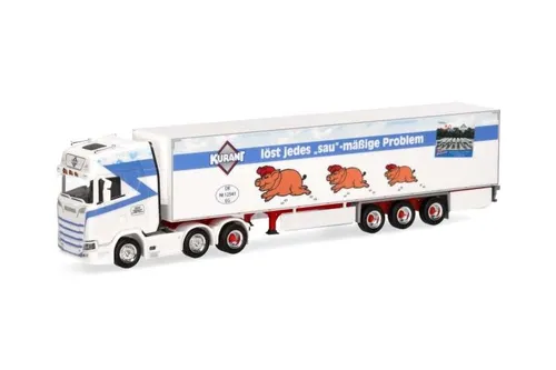 HERPA 317474 H0,1:87 Scania CS 20 HD Kühlkoffer-Sattelzug 