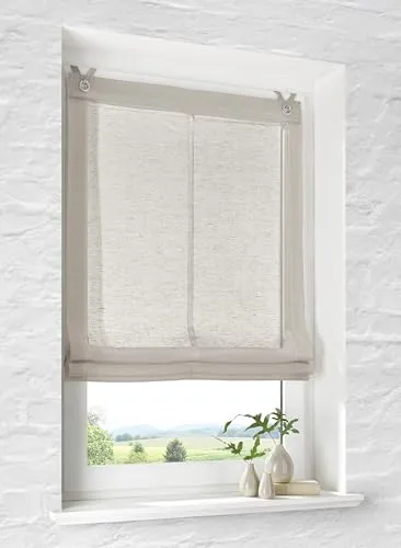 Produktbild Kutti Raffrollo Brondby, freihängend mit Hakenaufhängung