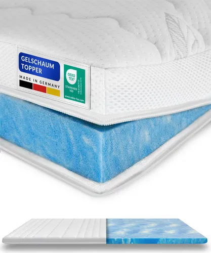 Premium Gelschaum-Topper 90x220cm von AM Qualitätsmatratzen