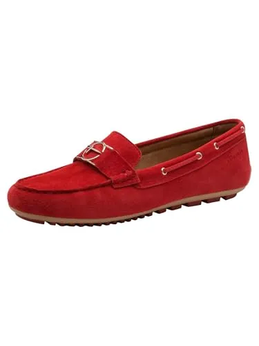 Tamaris Damen Slipper Mokassin 1-24630-44 in Rot, Größe 37 in rot von Tamaris
