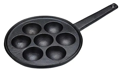 KitchenCraft Aebleskiver-Pfanne mit 7 Einmündungen