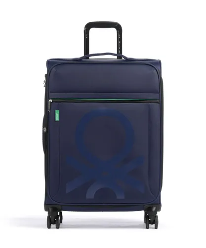 Delsey Paris x United Colors of Benetton CB 4-Rollen Trolley navy 67 cm - Koffer mit 4 Rollen, stylisches Design in navy, leicht und wendig für stressfreies Reisen.