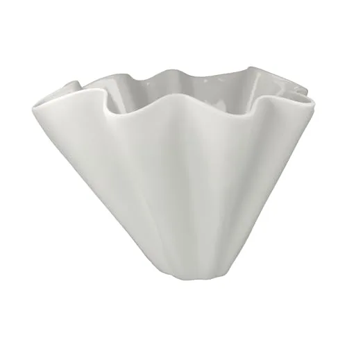 Goebel Dekovase Valentina, handgearbeitet in Weiß - Elegante Porzellanvase aus der Serie Valentina, handgearbeitet und ideal zur Verschönerung jedes Wohnraums.