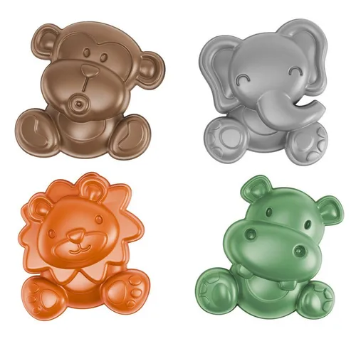 Adriatic Sandform Sandförmchen-Set - Tiere - 4 Stück