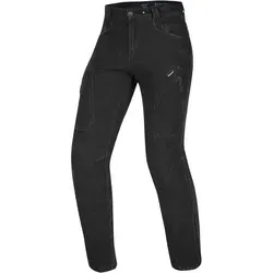 Trilobite Tactical Motorradjeans, schwarz, Größe 32 36 - Motorradhosen mit Slim Fit und TRI-STRETCHER® Denim, inkl. Dyneema® für hohe Abriebfestigkeit und Steißbeinschutz für mehr Sicherheit beim Fahren.