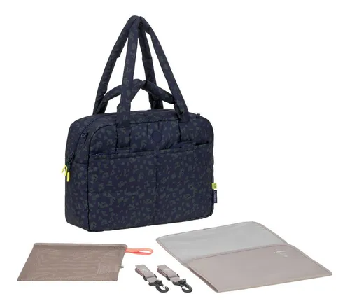 LÄSSIG Wickeltasche Everyday Bag Leo (Set, 3-tlg) in blau von LÄSSIG