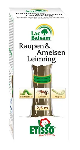 ETISSO® 1380-908 LacBalsam® Raupen & Ameisen Leimring gebrauchsfertig, 2,5 Meter