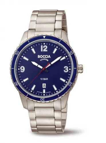 Boccia 3635-04 Herren Sport Armbanduhr - Armbanduhren aus Titan mit sportlichem Design und 10 ATM Wasserdichtigkeit, ideal für aktive Männer.