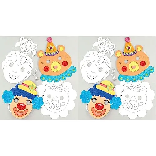 Masken Weiß von Baker Ross