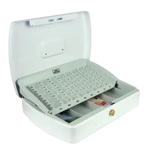 Burg Wächter Geldkassette ZK 2307 - 330 x 235 x 75 mm, sicherer Stauraum für Bargeld und Wertsachen