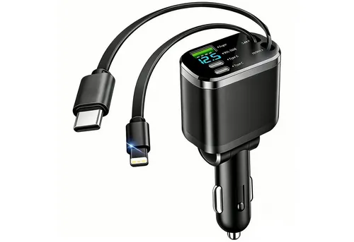 neue dawn Zigarettenanzünder USB C Auto Schnell Ladegerät für iPhone Samsung KFZ-Netzteil (für iPhone 17/16/15/14/13/12,Samsung S25/S24/S23/S22/S21,mit ladekabel)