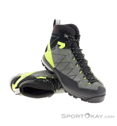 Dolomite Crodarossa Hi GTX Herren Zustiegsschuhe - Hellgrün - Größe 10 - Wanderschuhe für Herren, wasserdicht und atmungsaktiv dank Gore-Tex, ideal für anspruchsvolle Bergtouren.