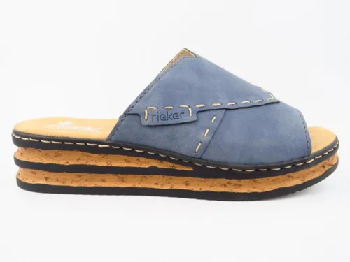 Rieker Damen Pantolette blau in blau von Rieker