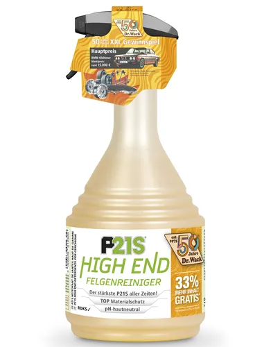 Dr. Wack P21S HIGH END Felgenreiniger 1 Liter Felgen Reiniger Reinigung