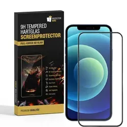 2x 9H Panzerglas für iPhone 12 Mini FULL COVER Schutzglas Hartglas Displayschutz Schutzfolie Panzerfolie HD KLAR Schwarzer Rand