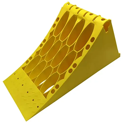 SAMETRUCK Hemmschuh Unterlegkeil Gleitschutz bis 6500Kg 6,5To LKW Anhänger Traktor Auflieger G53 E53