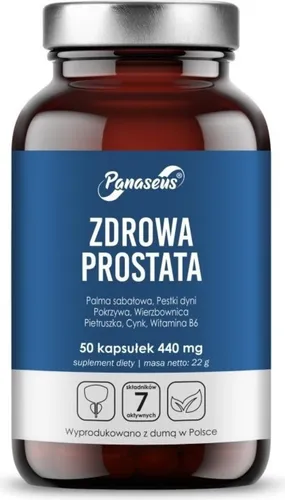 PANASEUS GESUNDE PROSTATA Sägepalme Zink für Männer 50 Kapseln