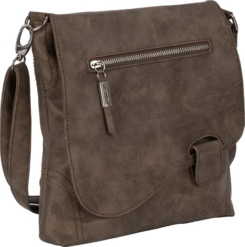 BAG STREET Sporttasche Damentasche Umhängetasche Handtasche Schultertasche - Sporttaschen für Damen, aus braunem Kunstleder, geräumiges Hauptfach und praktisches Handyfach für optimale Organisation.