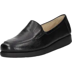 Caprice Damen Mokassins 9-24750-41-02B - Schwarz, Größe 41 - Komfort Slipper in Größe 41 mit optimaler Weite (G) für besten Tragekomfort. Aus hochwertigem glattem Leder mit rutschhemmender Sohle und kleinem Keilabsatz, ideal für den täglichen Einsatz.