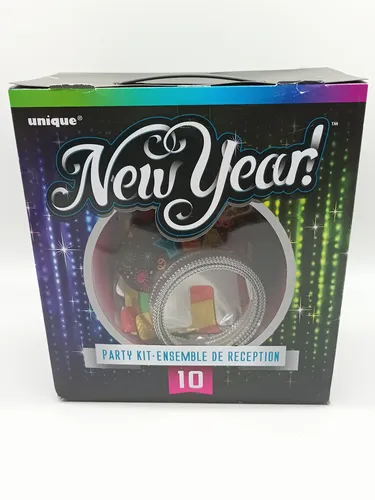 Silvester - Party Set - 22 Pcs - New Year Celebration - 10 Personen - Unique
