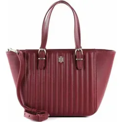 Tommy Hilfiger TH Timeless Small Tote Rouge - Damen-Henkeltaschen, stilvolle Handtasche mit kompakter Größe und elegantem Design, ideal für den Stadtbummel oder besondere Anlässe.