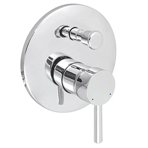 Welfenstein Unterputz Armatur BM-F02 rund Einhebelmischer Umsteller Dusche Badewanne