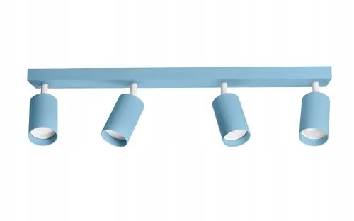FKL DESIGN Home Deco 4-flammige Deckenlampe für Kinder in blau von FKL DESIGN Home Deco