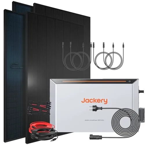 SUNNIVA® 1840W Balkonkraftwerk mit Jackery HomePower 2000 Ultra