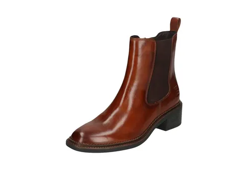 BAGATT Boot Chelseaboots - Damen Wanderschuhe - Stilvolle braune Chelseaboots mit praktischem Reißverschluss für einfachen Einstieg und optimalen Tragekomfort.