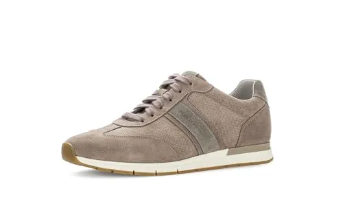 Pius Gabor Herren Sneaker Low,Halbschuhe,recyceltes Futter,zertifiziertes Leder,Wechselfußbett,Superflex Sohle,lt.Brown/salvia,48.5 EU / 13 UK