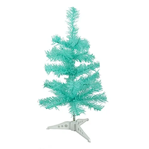 Künstlicher Mini Weihnachtsbaum türkis 45cm
