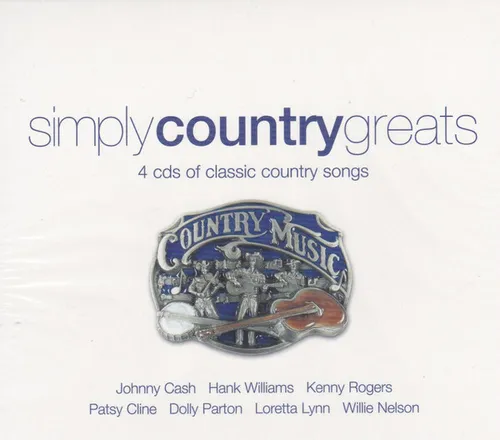 CD-BOX Johnny Cash / Hank Williams / Willie Nelson a.o. Simply Country Greats