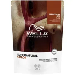 Wella Professionals Supernatural Color 5/54 Mahogany Red 120 g - Pflanzenbasierte Haarfarbe ohne Aufhellungseffekt. Für lebendige Farbergebnisse und bis zu 100 % Graukaschierung in nur 2 Schritten. Einfache Anwendung dank innovativer Formulierung.