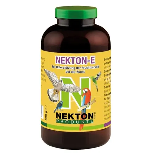 NEKTON-E | Vitamin-E-Präparat zur Zucht für Vögel und Reptilien | Made in Germany (600g)