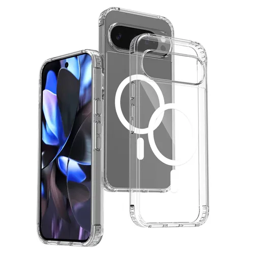 Für Google Pixel 10 Pro XL Skin Feel MagSafe Hybrid Schutz Hülle Transparent