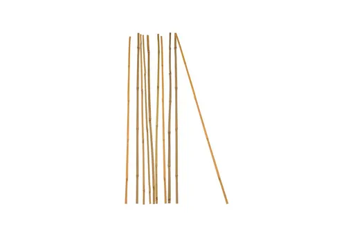 BigDean Ranksäule Pflanzstab Bambusstab 100% Naturprodukt Set, 10 St., Bambusstäbe, 100% Natur, Drinnen & Draußen geeignegt.