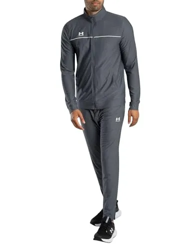 Under Armour UA M Challenger Trainingsanzug - Castlerock/Weiß - XL - Stylischer Trainingsanzug in Castlerock/Weiß, ideal für Training und Freizeit, bietet optimalen Komfort und Bewegungsfreiheit.
