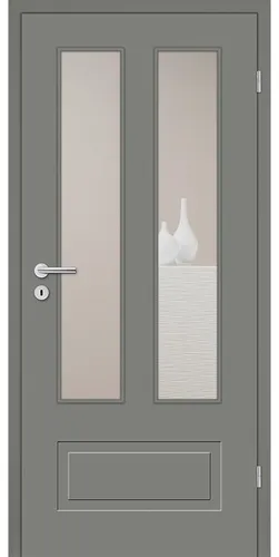 Mosel Türen Weiß RAL 9010 Zimmertür Alba mit Lichtausschnitt - Die Zimmertür Alba in Weißlack RAL 9010 überzeugt mit modernem Design und hoher Langlebigkeit. Ideal für jedes Zuhause, bietet sie eine ansprechende Optik und robuste Konstruktion für den täglichen Gebrauch.