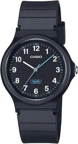 Casio Watch LQ-24B-1BEF - Elegante Damen-Analog-Uhr, klassisches Design mit schwarzem Kunststoffband und 2 Jahren Garantie