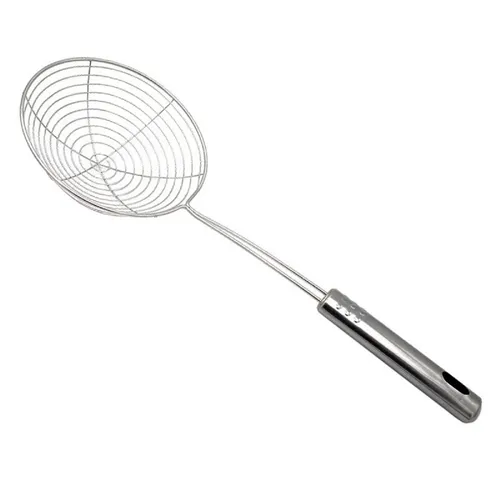 Ø 14cm Edelstahl Küchenutensilien Edelstahl Schaumlöffel spülmaschinengeeignet
