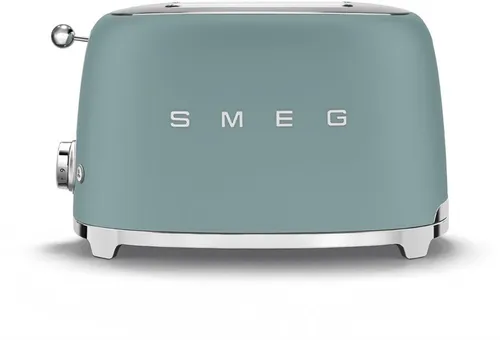 SMEG TSF01EGMEU Toaster - Emerald Green Matt, stilvolles Design für perfektes Toasten