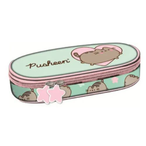 Gepolstertes Federmäppchen mit Innenklappe PUSHEEN MINT Majewski